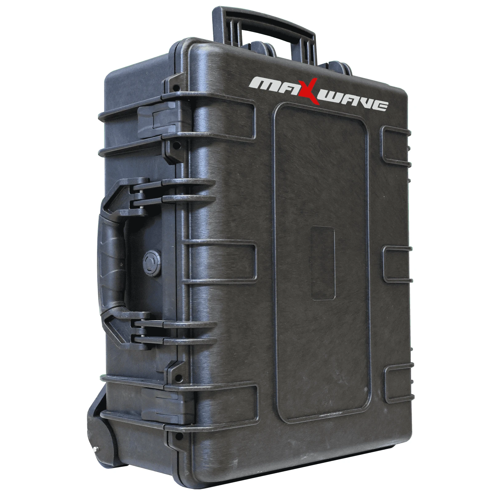 LC100-300W handheld laser cleaner wheeled case unit, detail view